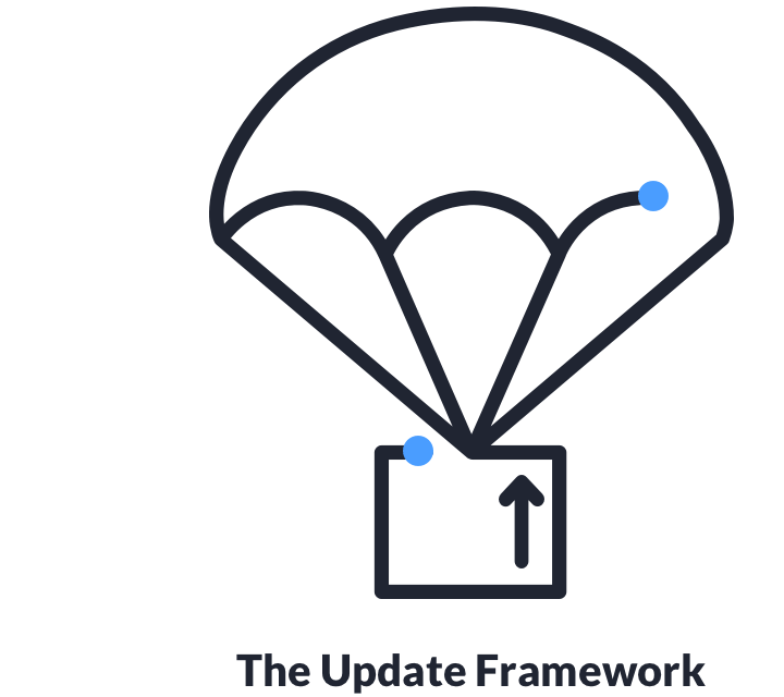 The logo of The Update Framework
