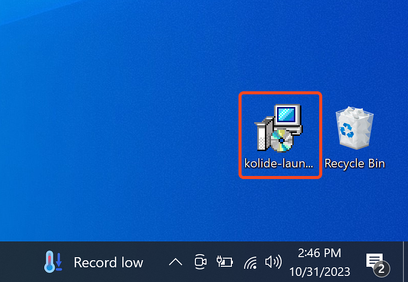 Install kolide by 1password